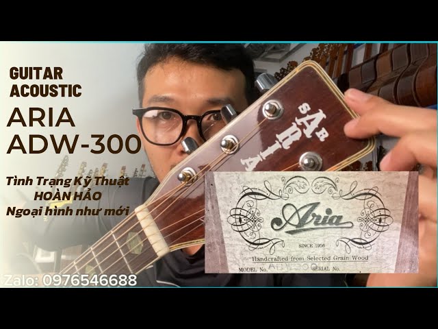 Aria ADW-300 Acoustic Guitar | Sound cực hay - YouTube