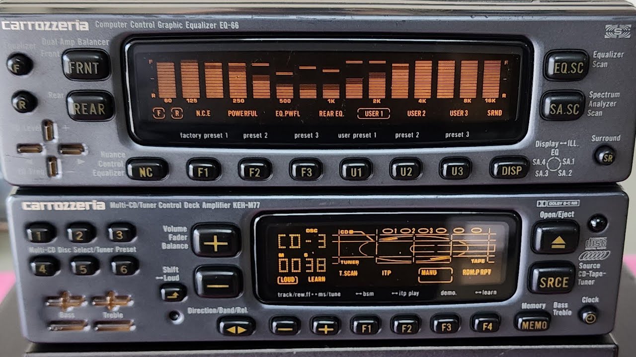 カロッツェリア カセットデッキ KEH-M45 イコライザー EQ-66