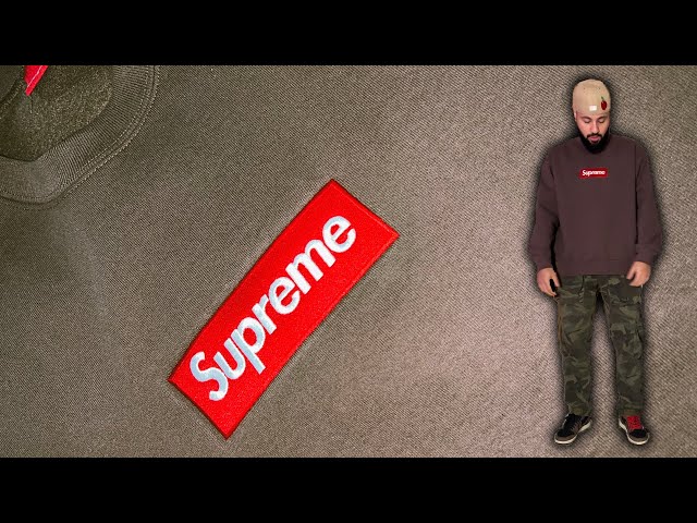 Supreme Box Logo Crewneck FW 22 Week 15 Review/Try-On!!! *Size