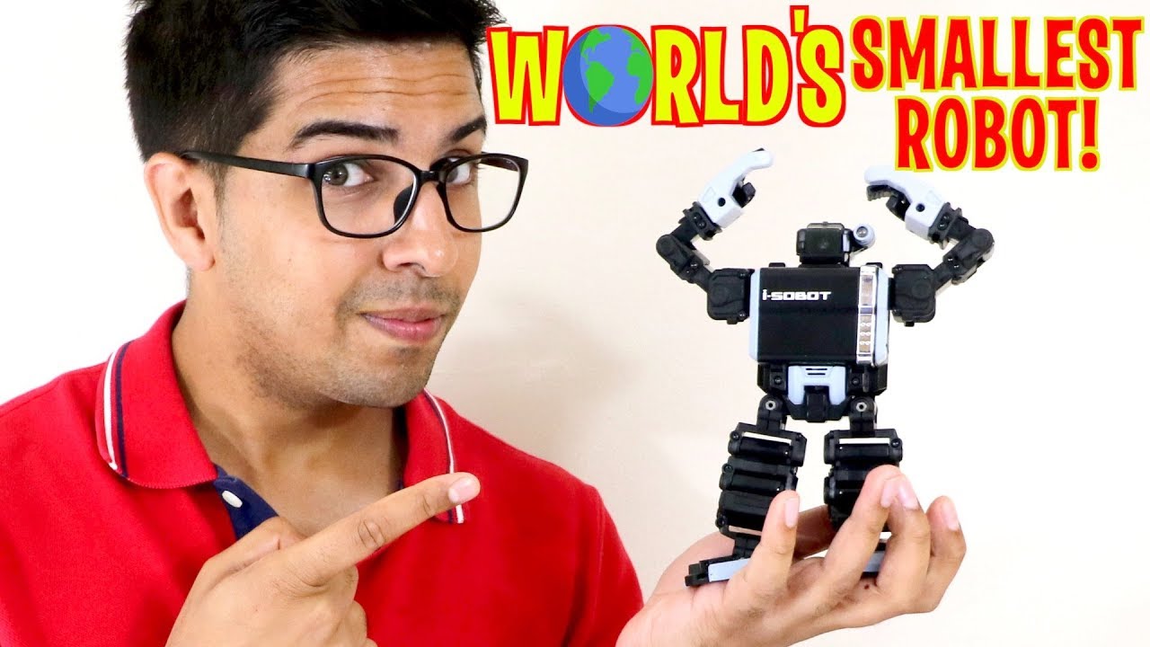 Unboxing & Let's Play - I-SOBOT - WORLD'S SMALLEST Humanoid Robot