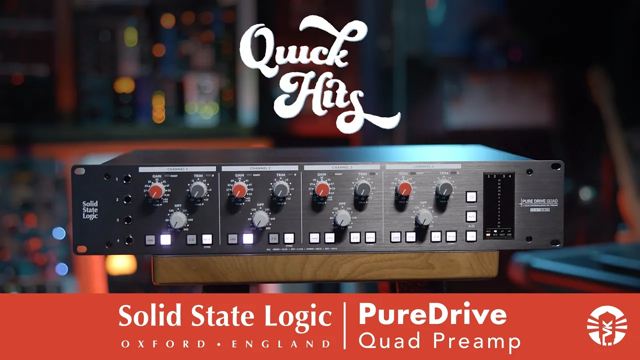 SSL PureDrive OCTO 8-Channel Microphone Preamp - Vintage King