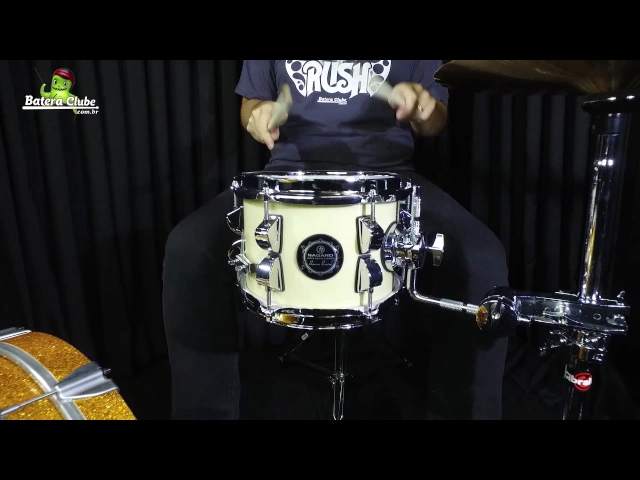 Caixa Nagano Snare Series Micro New Beat Grey Sparkle 8x6