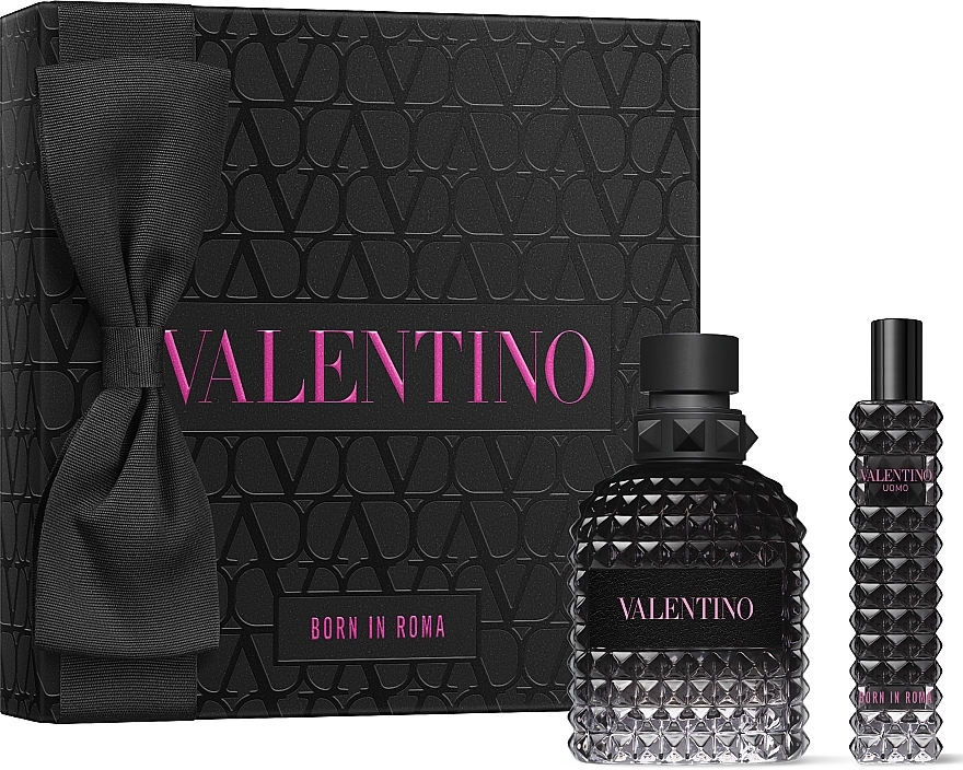 Valentino Uomo Born In Roma Set (edt/50ml + edt/15ml) | Makeup.ae