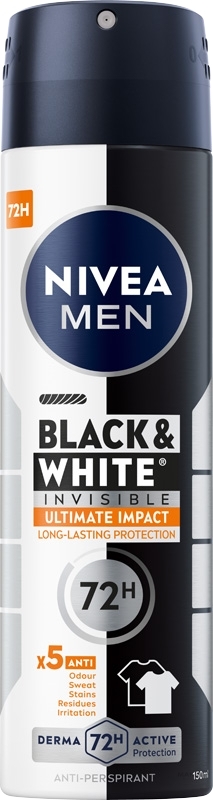 Nivea Men Black & White Invisible Ultimate Impact 5in1
