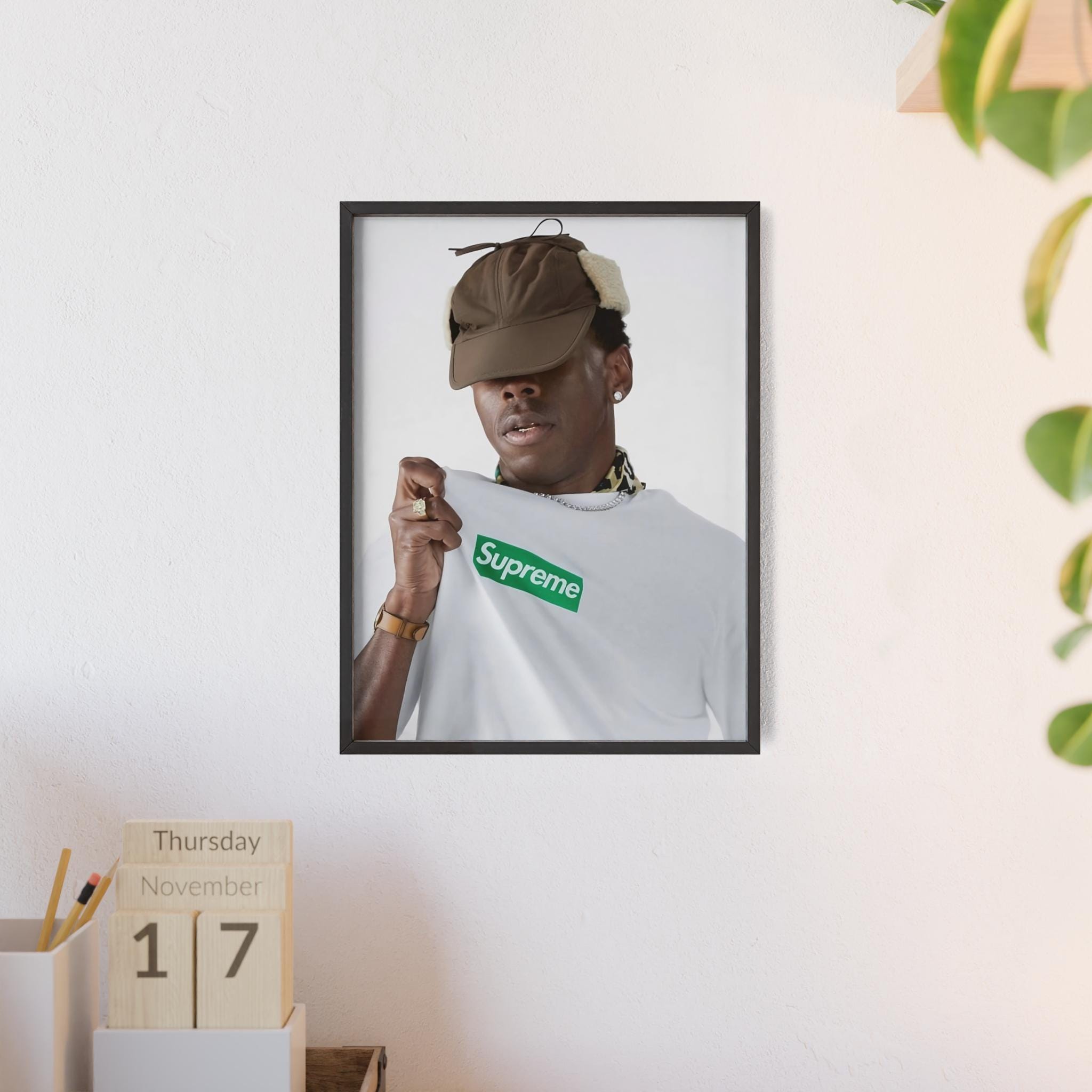 Tyler the Creator, Supreme Poster, Dorm Room Poster, Streetwear