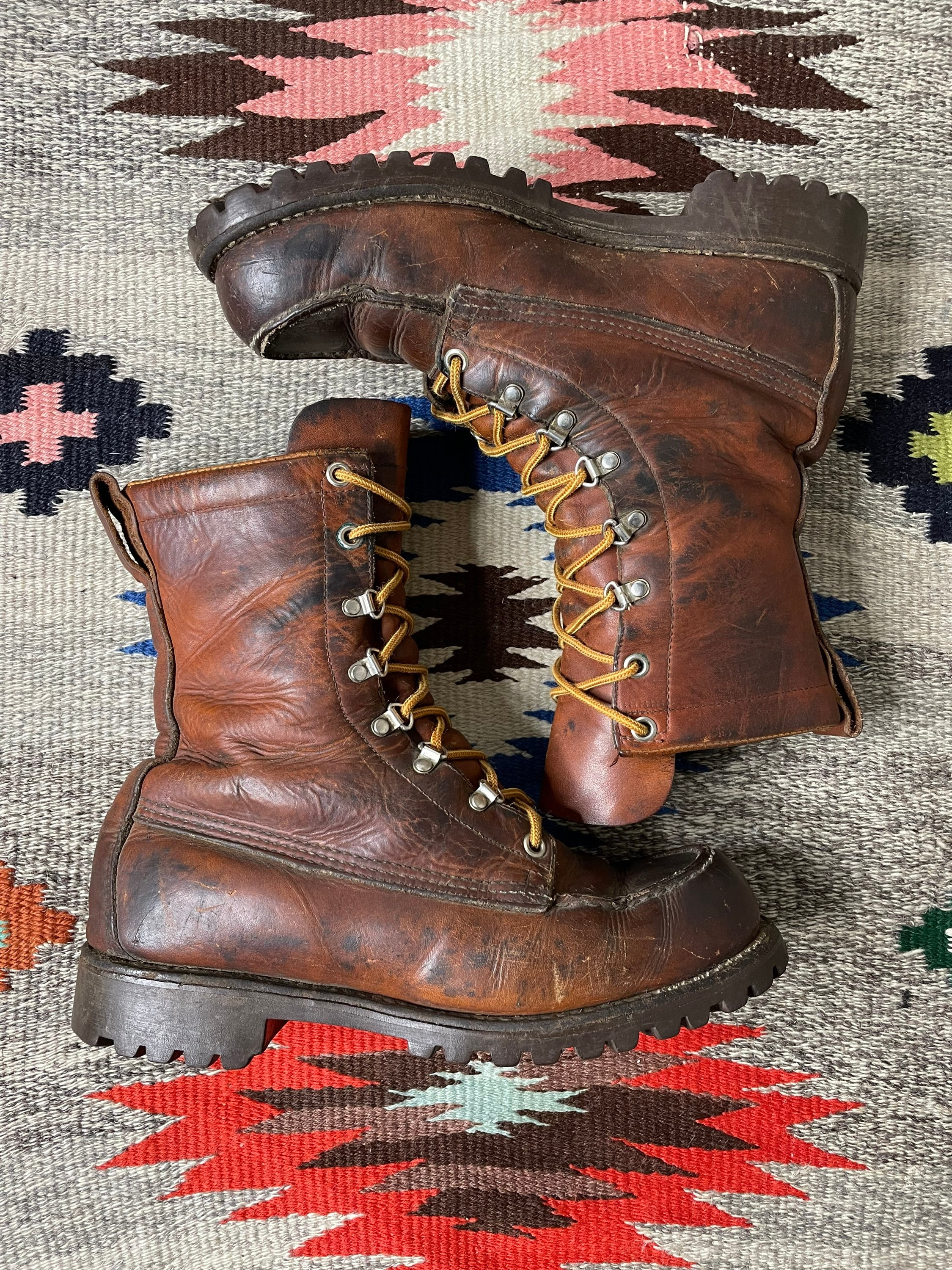 VINTAGE 1960s Red Wing Irish Setter Sport Boots / Combat Boots