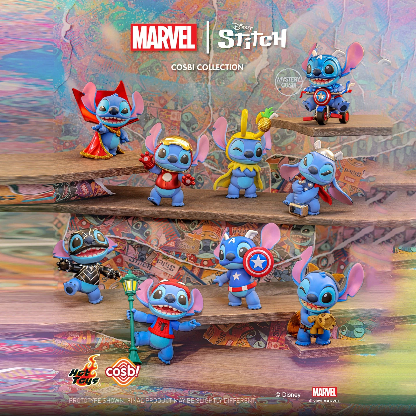 TOP TOY x Marvel Stitch COSBI Series Confirmed Blind Box Figure