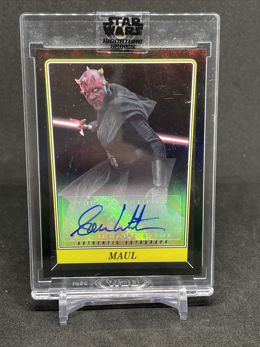 2022 Topps Star Wars Signatures Series Sam Witwer “MAUL” Autograph