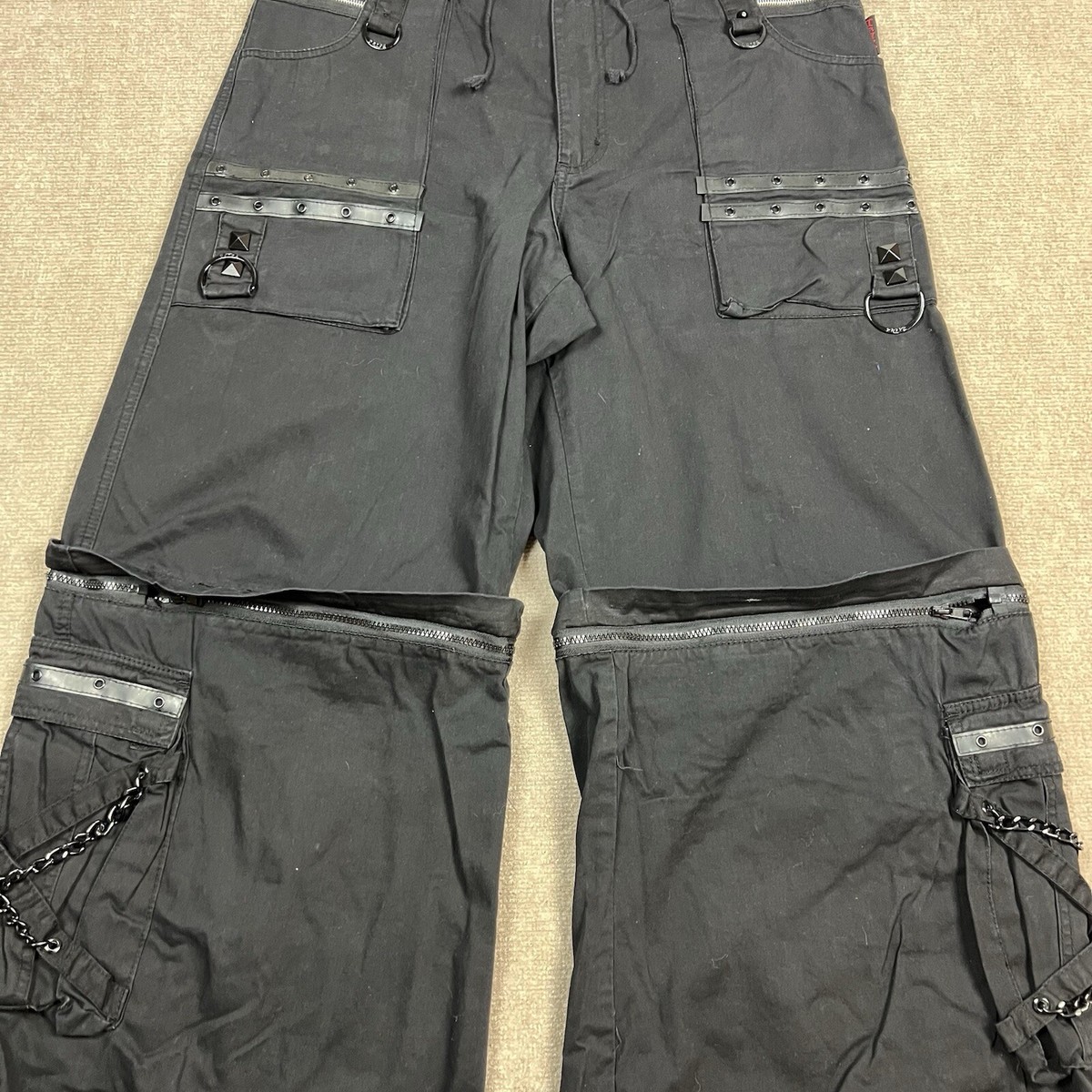 Vintage 90s Y2K Tripp NYC Cargo Pants Zip Off Men 40x30 Daang