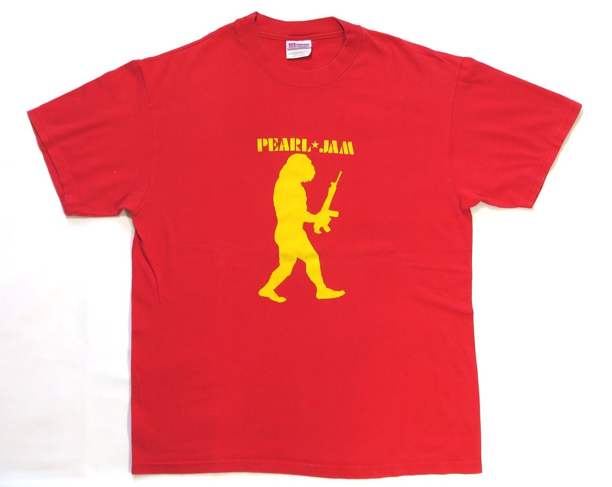 Pearl Jam Vintage T Shirt 1998 Yield Tour Cities 90's Seattle