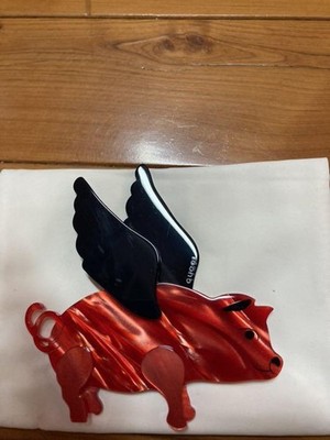 Gucci Flying Pig Brooch Pin UNUSED with Box | eBay