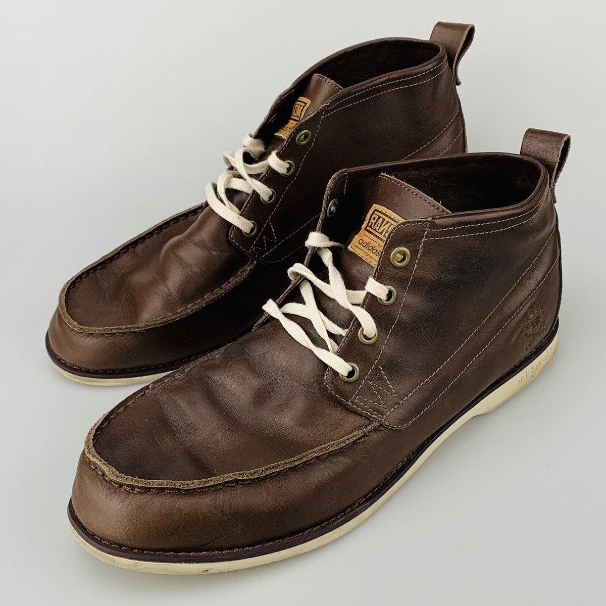Adidas x Ransom Creek Mid Chukka Boot Brown Leather Shoes Size US