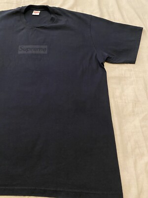 Supreme Tonal Box Logo Tee Navy XL SS23 | eBay