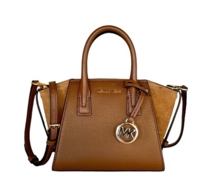 Michael Kors Avril XS MINI Satchel Shoulder Crossbody Bag Brown