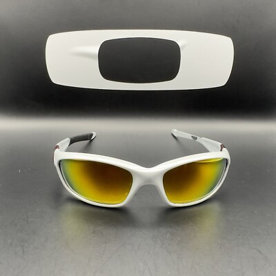 Oakley Straight Jacket II White Chrome w/Polarized Fire Iridium