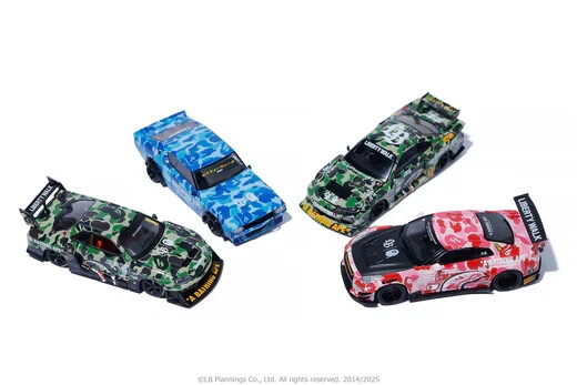 Mini GT x Bape LBWK Nissan Set Tokyo Auto Salon Limited Edition
