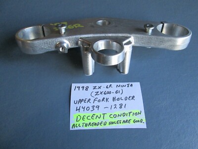 1998 ZX-6R NINJA ( ZX600-G1 ) UPPER TRIPLE / UPPER FORK HOLDER