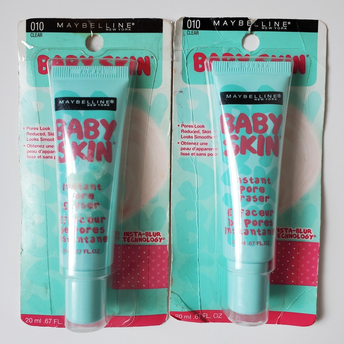 2 Maybelline Baby Skin Instant Pore Eraser Primer 010 Clear Under