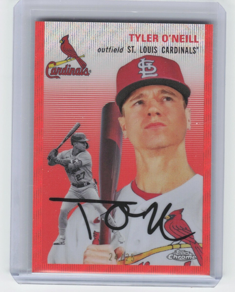 2023 Topps Platinum Anniversary Tyler O'Neil #314 Orange Wave