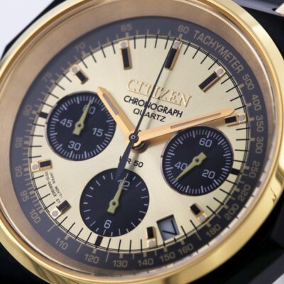 CITIZEN Record Label x TiCTAC 40th Anniversary Tsuno Chrono AN3704