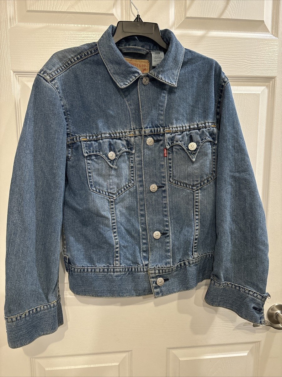 Levi's Type 1 Iconic Denim Trucker Jacket Men's M Blue Denim Jean