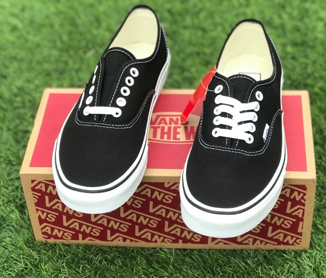Authentic Vans Shoes Black White color | eBay