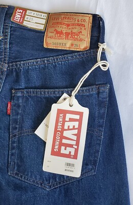 NWT Levi's 503BXX LVC Vintage 1960's Selvedge Denim Hidden Rivets