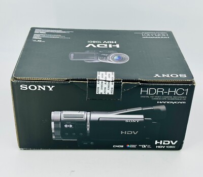 Sony HDR-HC1 HDV 1080i/MiniDV Camcorder HD 27242681330| eBay