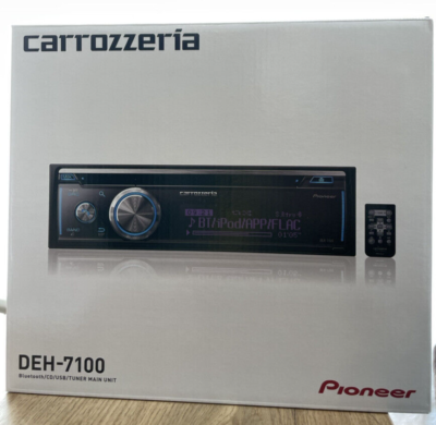 Pioneer Carrozzeria DEH-7100 1DIN CD / USB / Bluetooth Car Audio