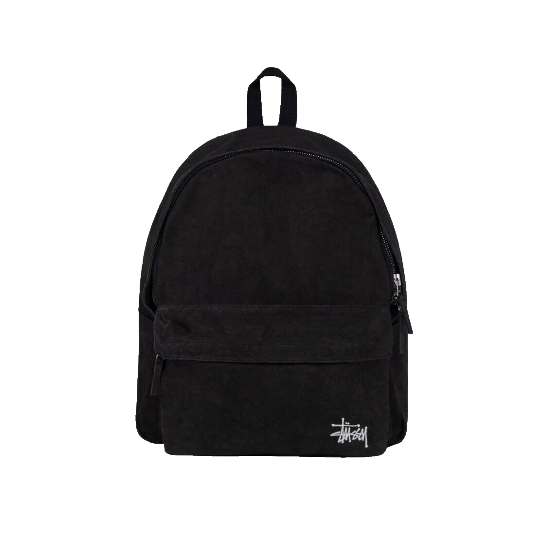 Stussy Canvas Backpack - Washed Black - Trendy Urban Street Style