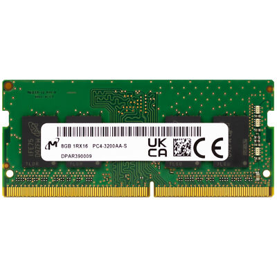 Micron 8GB DDR4 3200 MHz PC4-25600 SODIMM 260-Pin 1Rx16 Laptop