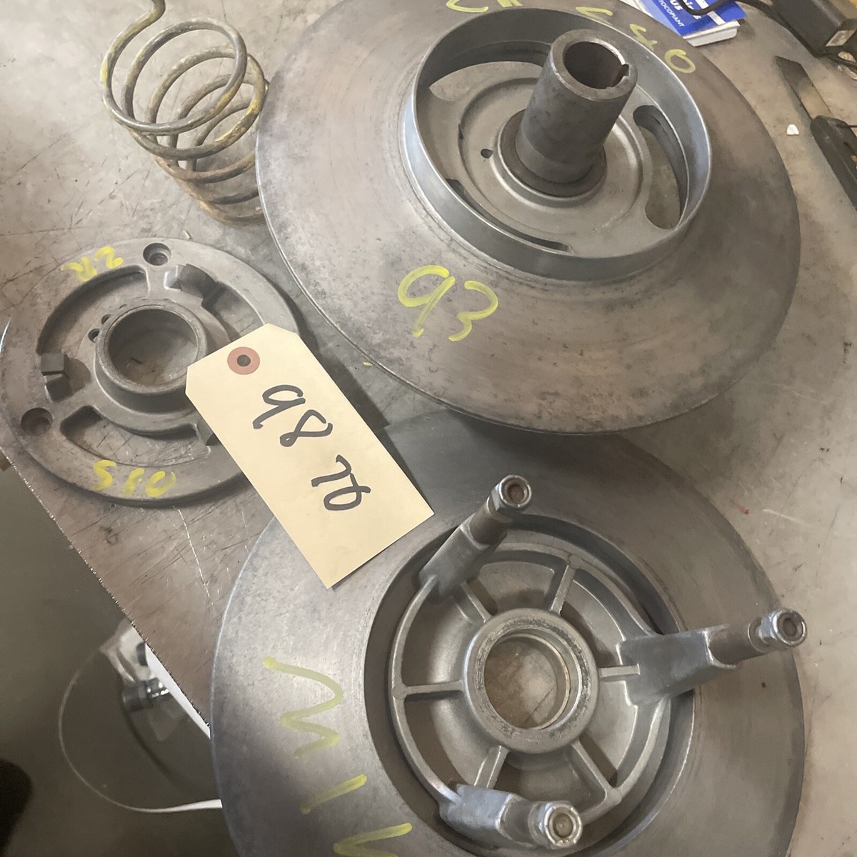 ARCTIC CAT SNOWMOBILE 1993 ZR 580 (CARB) SECONDARY CLUTCH HELIX 53