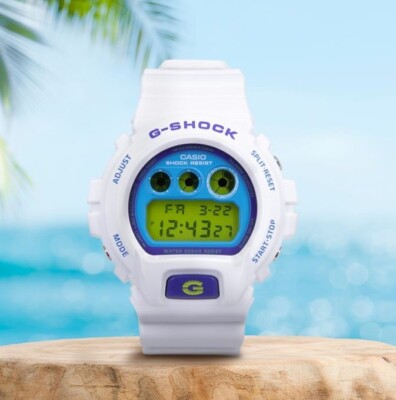 Casio G-Shock DW-6900RCS-7D Vivid White Digital Cool Gloss Color
