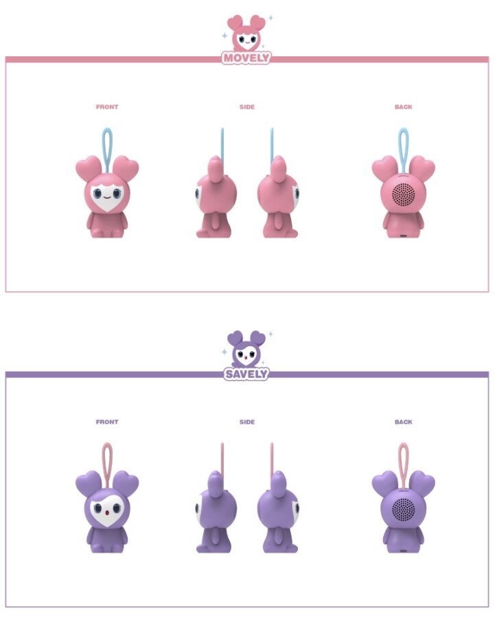 TWICE - LOVELY BLUETOOTH SPEAKER Kpop Official Goods MD + Free