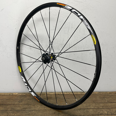 Vintage Mavic Cross Ride Disc Front Wheel 26 Center Lock 24h Black