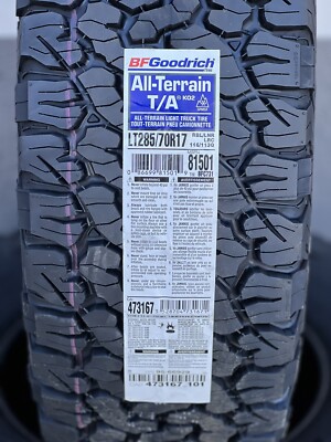 285/70/17 BFGoodrich KO2 All-Terrain | eBay