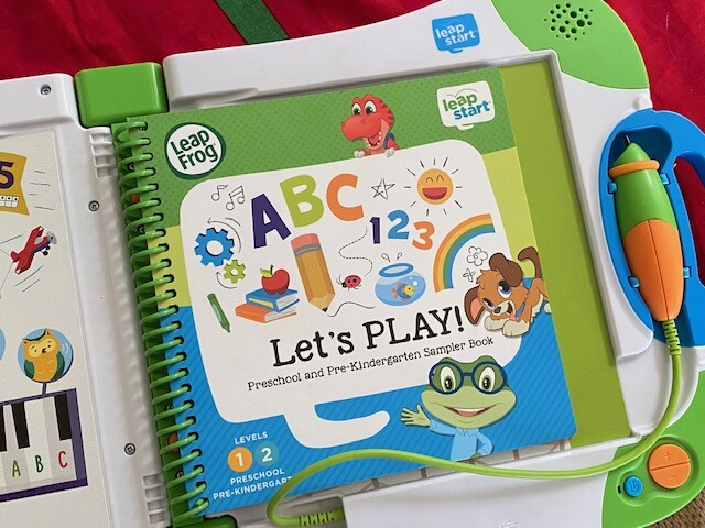 LeapFrog LeapStart Interactive Learning System Console Book Green