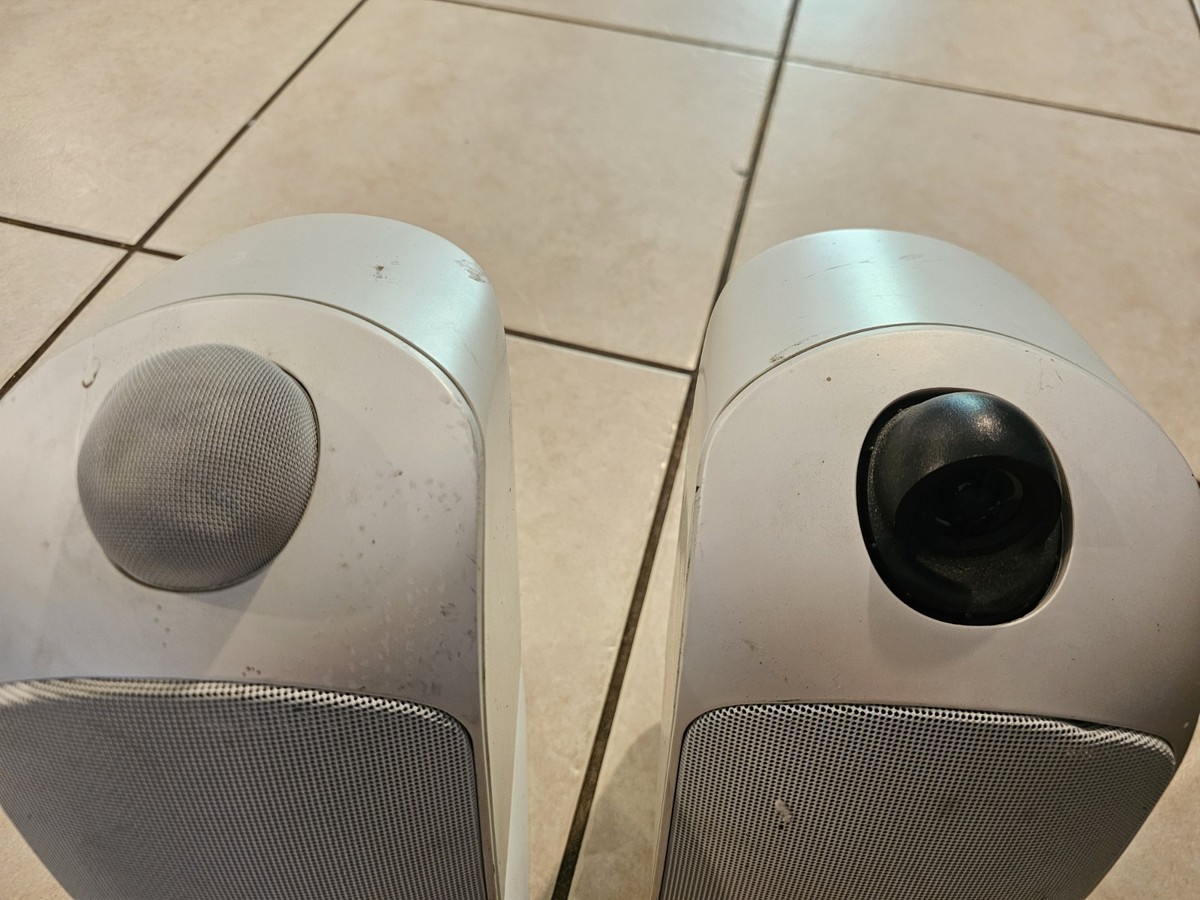 B&W】LM1ペア シルバー 小型ブックシェルフ 2ウェイバスレフ型 B&W