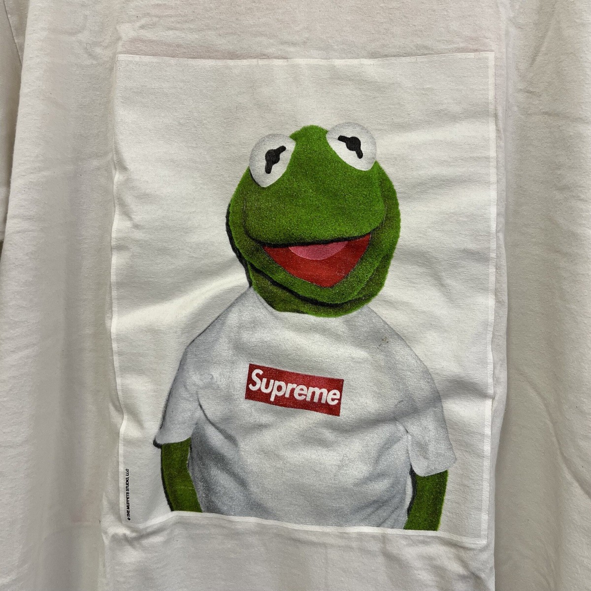 2008 Supreme Kermit The Frog White Large L T-Shirt Tee Vintage | eBay
