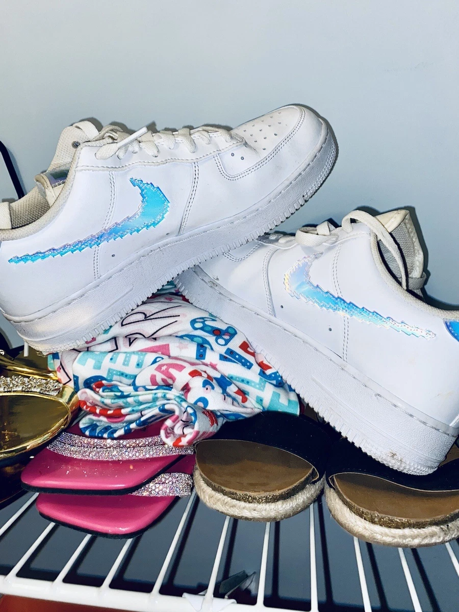 Nike Air Force 1 Low White Iridescent for Sale | Authenticity