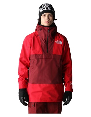 NWT The North Face Silvani Anorak Waterproof Red Winter Ski Jacket