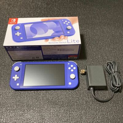 Nintendo Switch Lite Handheld Console Blue In Box Japan 