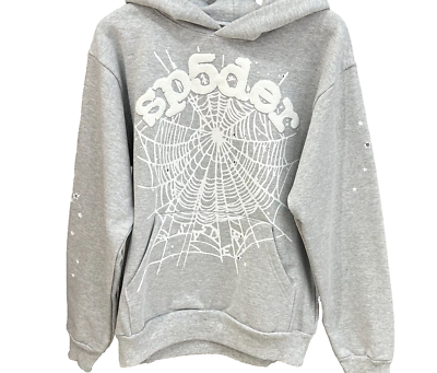 Sp5der OG Web Hoodie Heather Grey | eBay