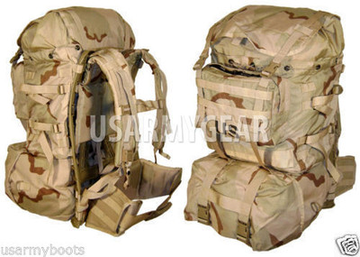 US Army Military Molle 2 Large Desert Ruck Sack Back Pack Frame
