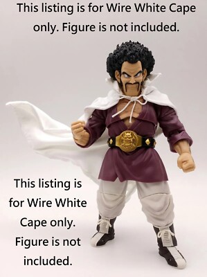 SHF Dragon Ball Z Mr. Satan Dedicated Wire White Cape | eBay