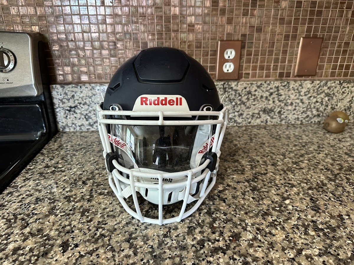 Riddell Speed FLEX Football Helmet Matte Blue w/ White Facemask