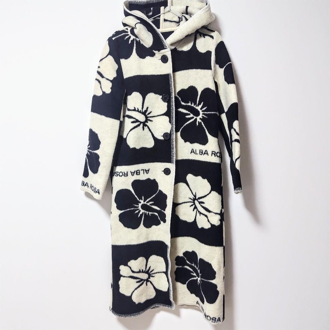 Alba Rosa Blanket Coat Hibiscus Foodie Free Size | eBay
