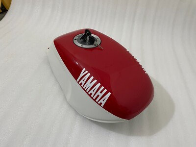 Yamaha Ysr 50 80 Ysr50 Ysr80 1989 Steel Tank White & Red With Cap