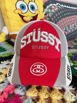 Stussy Souvenir Low Pro Cap hat new red | eBay