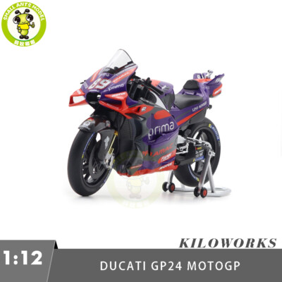 1/12 Kiloworks Ducati GP24 MOTOGP 2024 #21 Diecast Motorcycle